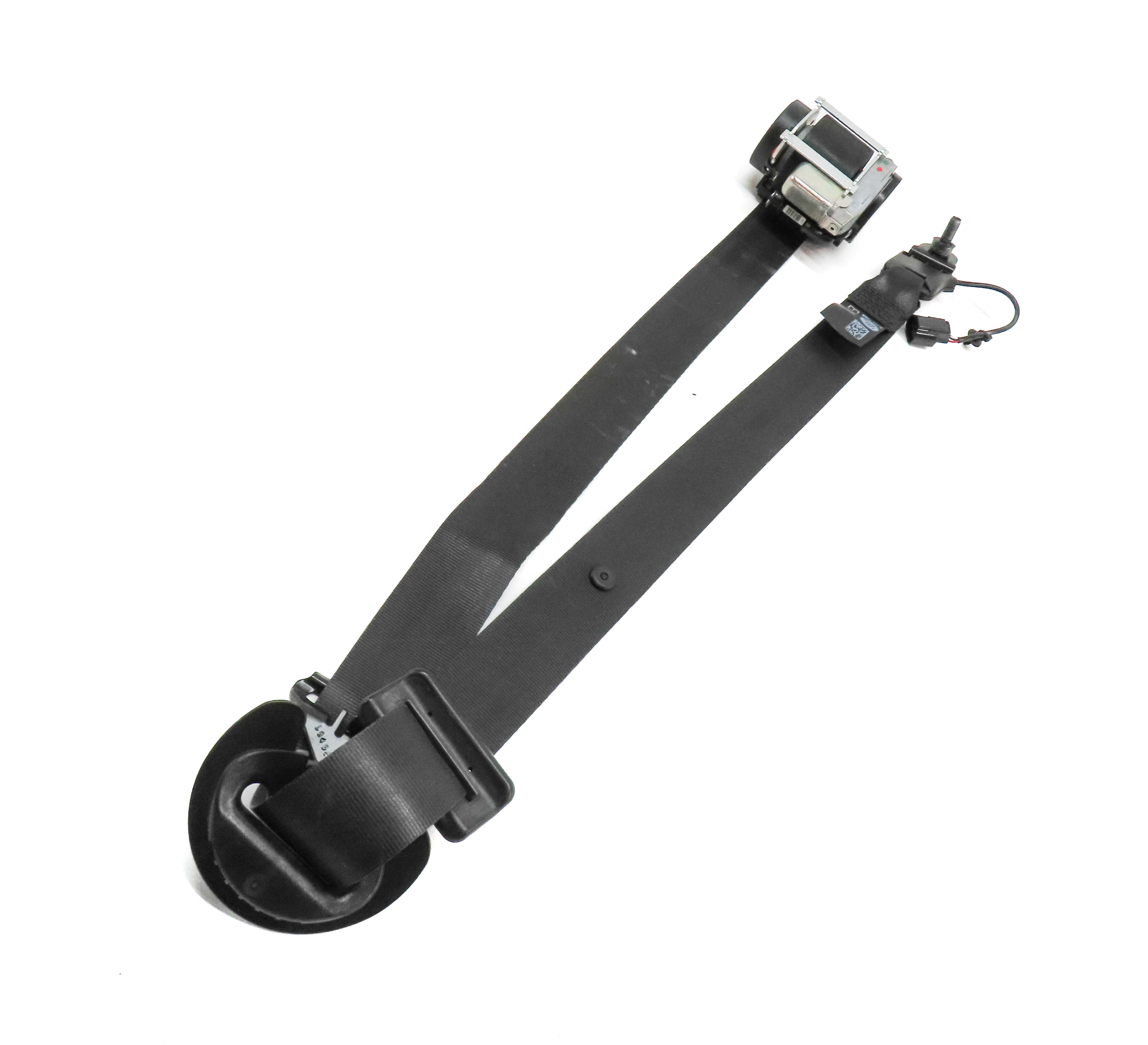 12-17 LAND RANGE ROVER EVOQUE L538 2-DOOR FRONT RIGHT SEATBELT RETRACTOR (Black) — exact item pictured